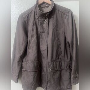 Eileen Fisher Utility Jacket Cotton Size Small